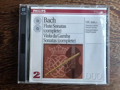 ( Bach - Complete Flute Sonatas, Viola da Gamba 2 CD, Cd's en Dvd's, Cd's | Klassiek, Zo goed als nieuw, Overige typen, Classicisme