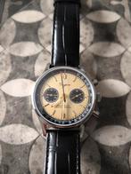 SUGESS Seagull ST1901 Panda 40mm Champagne Chronograph Sapph, Overige merken, Leer, Staal, Polshorloge