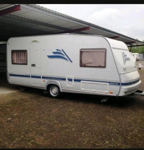 Caravan Wilk S4 2005, Caravans en Kamperen, Caravans, Particulier, tot en met 4, 1000 - 1250 kg, Rondzit, Wilk, Dwarsbed, Omvormbare zithoek