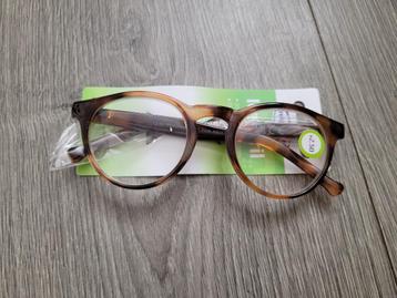 TREKPLEISTER bruine leesbril +2,50 *nieuw*  ~ TH0608 beschikbaar voor biedingen