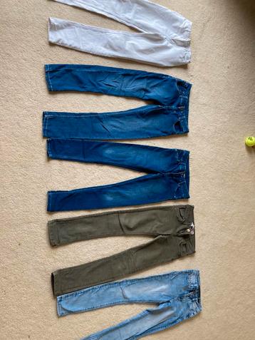 Skinny fit lange broeken maat 146-152 beschikbaar voor biedingen