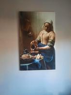 Groot canvasdoek, met lijst., Ophalen of Verzenden, Gebruikt, Schilderij, 75 cm of meer