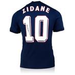 Frankrijk 22/23 Thuis Shirt Gesigneerd door Zinedine Zidane, Verzamelen, Shirt, Ophalen of Verzenden, Zo goed als nieuw, Buitenlandse clubs