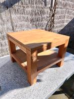 Eiken hout eikenhout salontafel bijzet tafel handgemaakt, Ophalen, Eikenhout, 50 tot 100 cm, Zo goed als nieuw