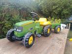 John Deere Traptractor met Aanhanger, Ophalen, Gebruikt, Trapvoertuig