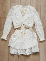 Drole de Copine Paris set rok/blouse wit M/L nieuw, Maat 38/40 (M), Wit, Nieuw, Ophalen of Verzenden