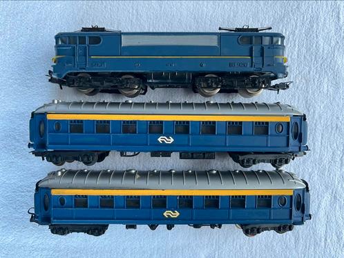Lima NS set Loc met 2 wagons, Hobby en Vrije tijd, Modeltreinen | H0, Gebruikt, Treinset, Gelijkstroom, Lima, Analoog, NS, Ophalen of Verzenden