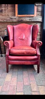 Bendic chesterfield Oorfauteuil, Chesterfield fauteuils, Ophalen of Verzenden, Zo goed als nieuw, 75 tot 100 cm