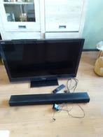Sharp lcd tv compleet met soundbar 44 inch compleet set, Ophalen, 50 Hz, LCD, Zo goed als nieuw