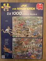 2x 1000 stukjes Jan van Haasteren puzzels, Ophalen, 500 t/m 1500 stukjes, Zo goed als nieuw, Legpuzzel