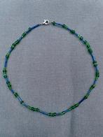 Rocailles choker ketting, Sieraden, Tassen en Uiterlijk, Ophalen of Verzenden, Nieuw, Blauw, Overige materialen