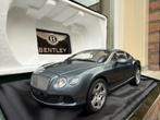1:18 Bentley Continental GT Grey Metallic 2011 Minichamps, Minichamps, Auto, Ophalen of Verzenden, Zo goed als nieuw