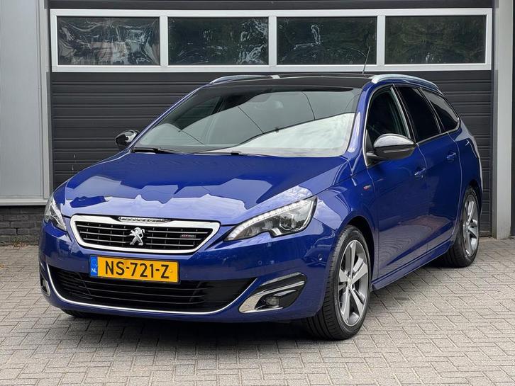 Peugeot 308 SW 1.2 PureTech GT-line Automaat, Xenon/Led, Pan, Auto's, Peugeot, Bedrijf, Te koop, ABS, Achteruitrijcamera, Airbags
