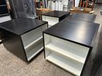 Grote Presentatie Meubels *Zwart houtlook *Winkel inrichting, Ophalen of Verzenden, Gebruikt, 25 tot 50 cm