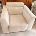 Ruime Fauteuil montel licht beige, Ophalen, 75 tot 100 cm, Zo goed als nieuw, 75 tot 100 cm
