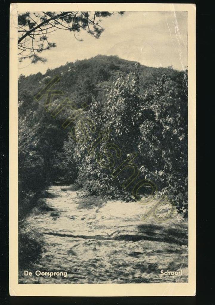 Schoorl - De Oorsprong [KRST009-1347, Verzamelen, Ansichtkaarten | Nederland, Gelopen, Noord-Holland, 1940 tot 1960, Verzenden