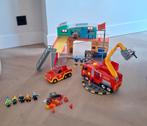 Grote speelset brandweerman Sam, Ophalen of Verzenden, Gebruikt