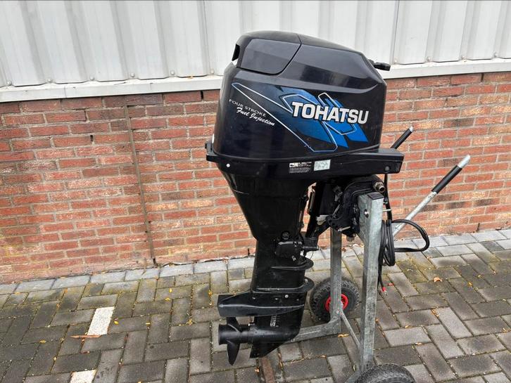 Tohatsu / Mercury 30 pk 4 takt EFI, compleet Vaarklaar, Watersport en Boten, Buiten- en Binnenboordmotoren, Gebruikt, Benzine