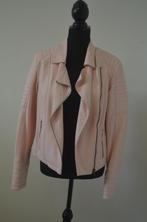 Zacht rose lederlook / bikerjack maat L, Seven Sisters, Zo goed als nieuw, Roze, Ophalen