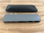 Hyper ++ Drive USB-C MacBook Dongle met hoesje, Computers en Software, Dockingstations, Ophalen of Verzenden, USB-hub, Hyper Drive