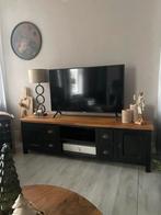 Mat zwarte tv kast - 180cm breed, Huis en Inrichting, Ophalen, Gebruikt, 150 tot 200 cm, Minder dan 100 cm