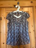 Top blouse slangenprint Manguun collectie oto 58 lengte 70, Kleding | Dames, Bruin, Maat 42/44 (L), Ophalen of Verzenden, Zo goed als nieuw