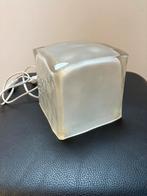 Ikea vintage Iviken Ice Cube tafellamp, Huis en Inrichting, Lampen | Tafellampen, Ophalen of Verzenden, Gebruikt, Kunststof, Minder dan 50 cm