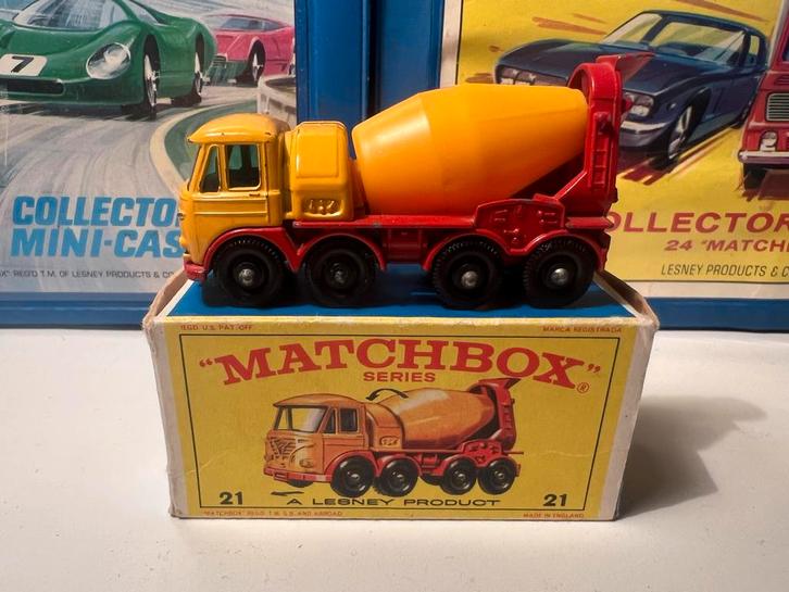 Matchbox Lesney Nr.21d Foden Concrete Mixer Truck, Hobby en Vrije tijd, Modelauto's | Overige schalen, Gebruikt, Bus of Vrachtwagen
