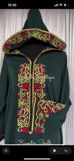 Jelaba groen met gekleurde details, Ophalen of Verzenden, Zo goed als nieuw, Groen, Overige typen