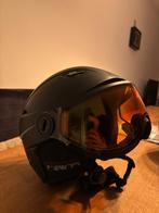 Ski helm met vizier heren maat 57-58 kleur zwart, Ophalen, Overige typen, Cairn, Maat 56/58 (XL)