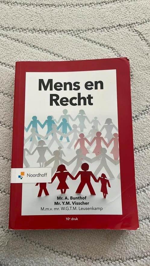 A. Bunthof - Mens en Recht, Boeken, Wetenschap, Zo goed als nieuw, Sociale wetenschap, Verzenden