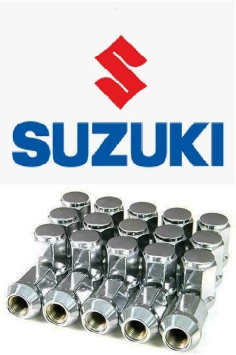 Set wielmoeren moeren Suzuki Jimny Samurai Grand Vitara, Auto diversen, Wieldoppen, Nieuw, Ophalen of Verzenden