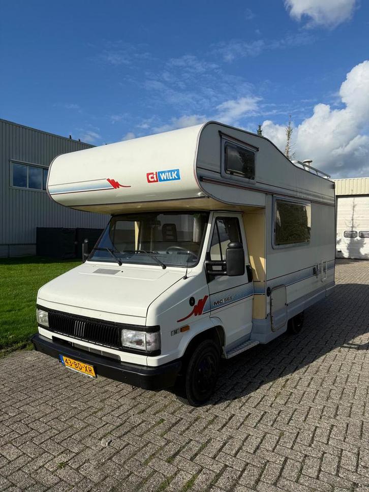 Fiat ducato alkoof 2.5D stuurbekrachtiging!, Caravans en Kamperen, Campers, Particulier, tot en met 4, Alkoof, Ophalen