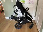 Bugaboo Lynx zwart met meerijd plankje, Kinderen en Baby's, Kinderwagens en Combinaties, Bugaboo, Zo goed als nieuw, Verstelbare duwstang