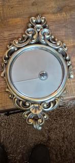 Barok Stijl Gouden Spiegeltje - Vintage, Antiek en Kunst, Ophalen of Verzenden, Ovaal, Minder dan 50 cm, Minder dan 100 cm