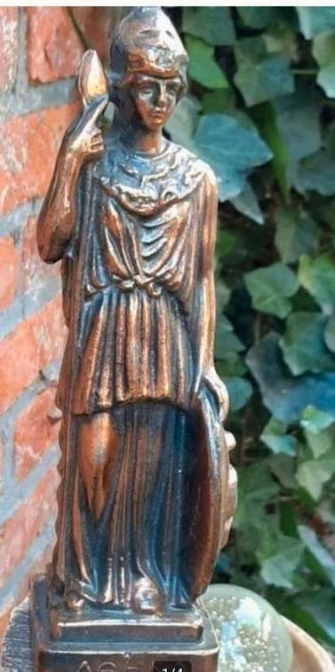 Bronzen Griekse Krijger -, Antiek en Kunst, Kunst | Beelden en Houtsnijwerken, Ophalen of Verzenden