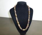 Prachtige Agaat ketting, half edelsteen in mooie kleuren, Ophalen of Verzenden, Zo goed als nieuw, Overige kleuren, Steen of Mineraal