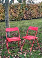 Retro ( klap) stoeltjes, Tuin en Terras, Tuinstoelen, Ophalen of Verzenden, Zo goed als nieuw