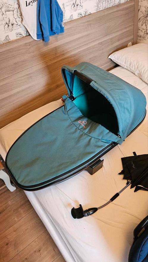 Quinny Moodd 3 in 1 Combiwagen Aqua, Kinderen en Baby's, Kinderwagens en Combinaties, Gebruikt, Combiwagen, Quinny, Met reiswieg
