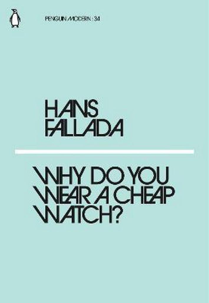 Why Do You Wear a Cheap Watch? - Hans Fallada GRATIS BEZORGD, Boeken, Romans, Nieuw, Verzenden