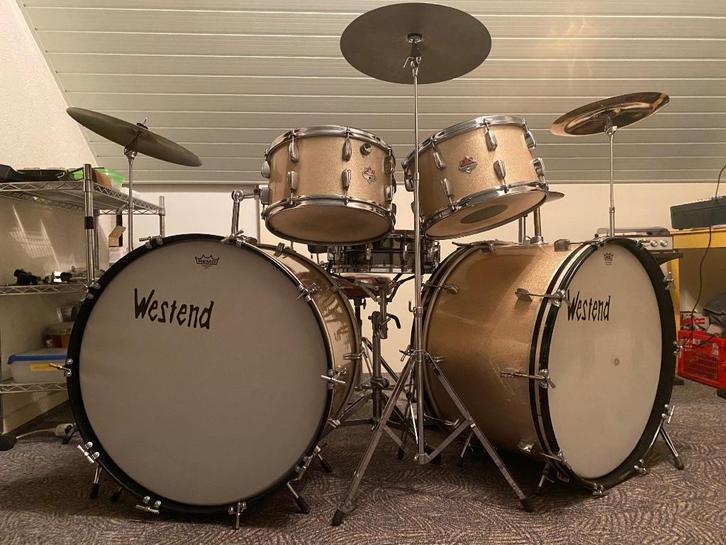 Westend Gretsch Hayman Ludwig etc., Muziek en Instrumenten, Drumstellen en Slagwerk, Gebruikt, Ludwig, Ophalen of Verzenden