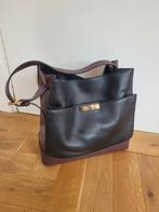 Marni dames tas schoudertas zwart burgundy, Ophalen of Verzenden, Zo goed als nieuw, Zwart, Schoudertasje