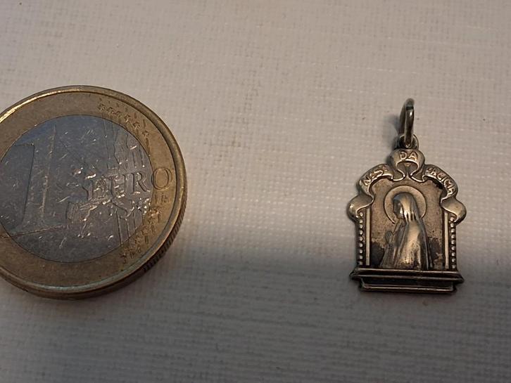 Antieke Fatima & Heilig Hart Medaille, Antiek en Kunst, Antiek | Religie, Ophalen of Verzenden