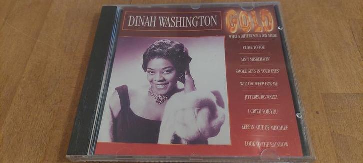Dina Washington - Gold CD, Cd's en Dvd's, Cd's | Jazz en Blues, Gebruikt, Jazz en Blues, 1980 tot heden, Ophalen of Verzenden