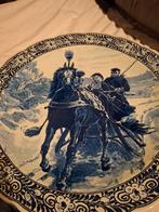 Delfts Blauw Wandbord Sphinx Maastricht, Antiek en Kunst, Ophalen of Verzenden