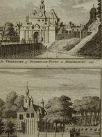 Gravure Veerse Poort Hofstede Arnestein Middelburg Spilman, Antiek en Kunst, Verzenden