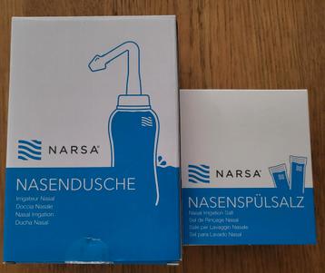 Narsa Neusdouche + 30 stuks neuszout NIEUW beschikbaar voor biedingen