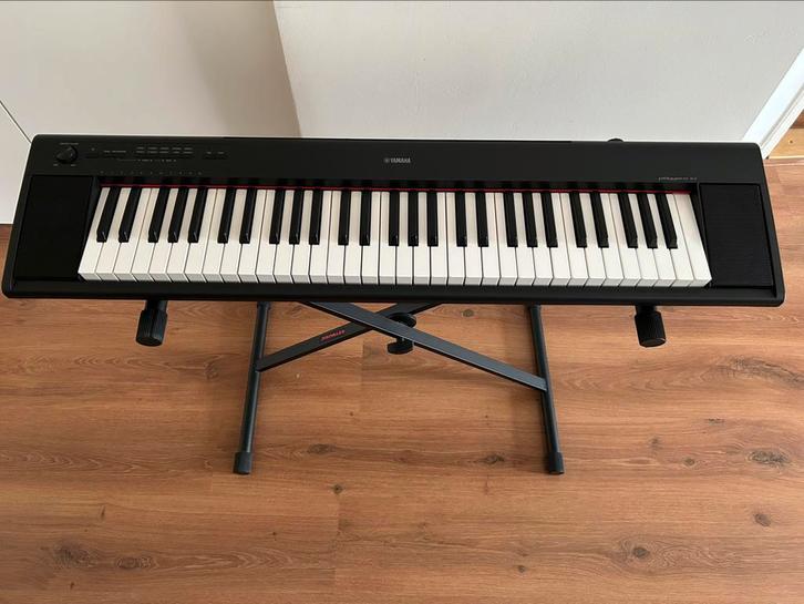 Yamaha NP 12 Piaggero keyboard/digi piano zwart, Muziek en Instrumenten, Keyboards, Zo goed als nieuw, 61 toetsen, Yamaha, Ophalen