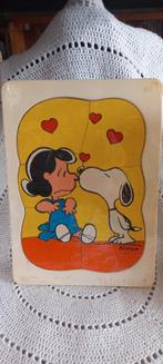 Vintage Snoopy Puzzel - Fisher-Price 1956, Ophalen of Verzenden, Minder dan 10 stukjes, Gebruikt, 2 tot 4 jaar