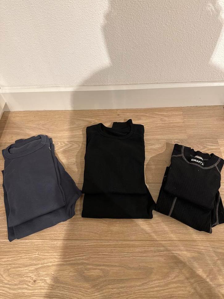 Thermo Ondergoed Set Heren (3x) - Odlo & Craft - Maat M, Sport en Fitness, Skiën en Langlaufen, Gebruikt, Kleding, Skiën, Overige merken